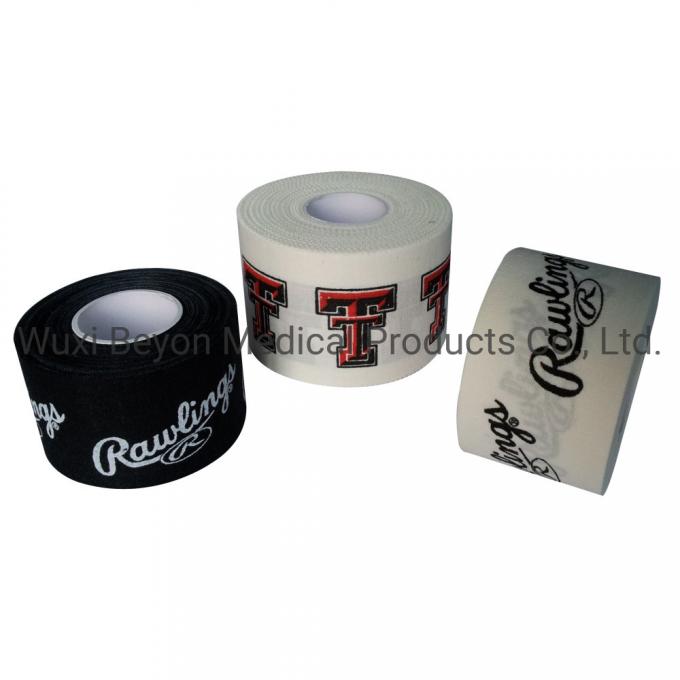 Black Custmized Logo Printing Athletic Sports Tape