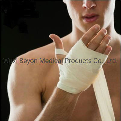 White Waterproof Volleyball Cotton Sports Tape   Strapping Hand Tear Athletic Sports Tape