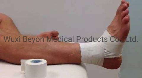 White Waterproof Volleyball Cotton Sports Tape   Strapping Hand Tear Athletic Sports Tape